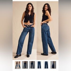 AE Stretch High-Waisted Stovepipe Utility Jean
 Size 0 and 2